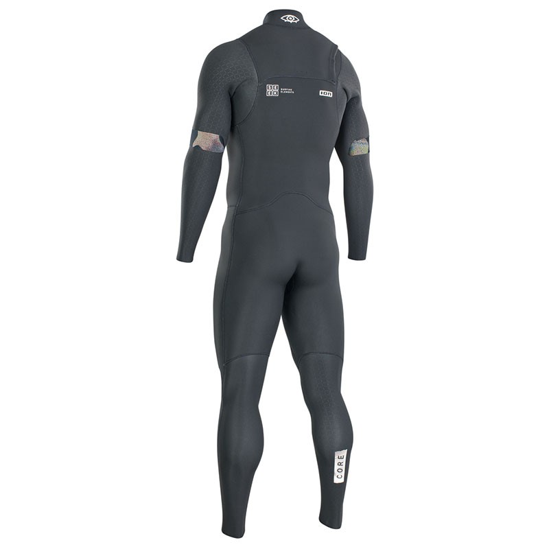 ION Seek Core 5.4 Front Zip Semidry Black Rückenansicht