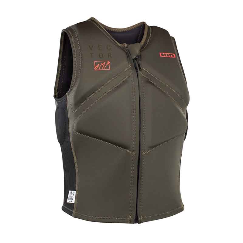 Ion Vector Vest Amp FZ Dark/Olive Vorderansicht