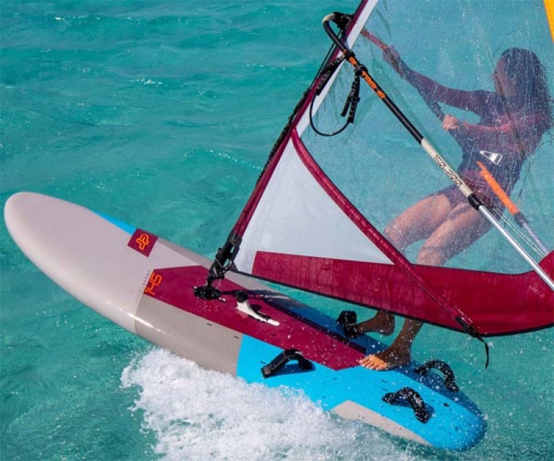 JP Funster + Powerkid Rig Windsurfen zu zweit