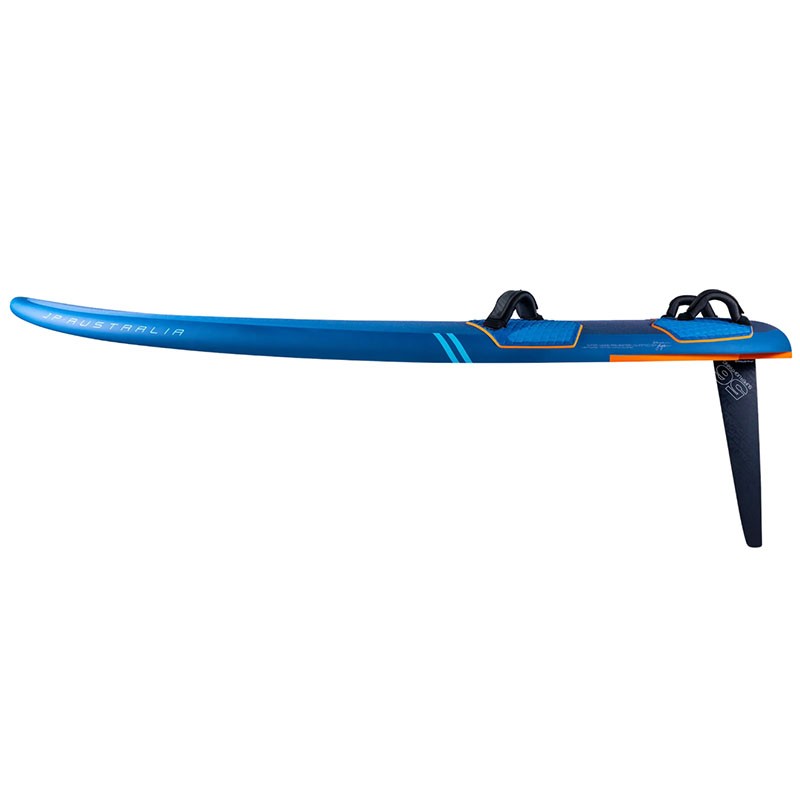 JP Super Lightwind Board Wood Pro 166 Seitenansicht mit Finne