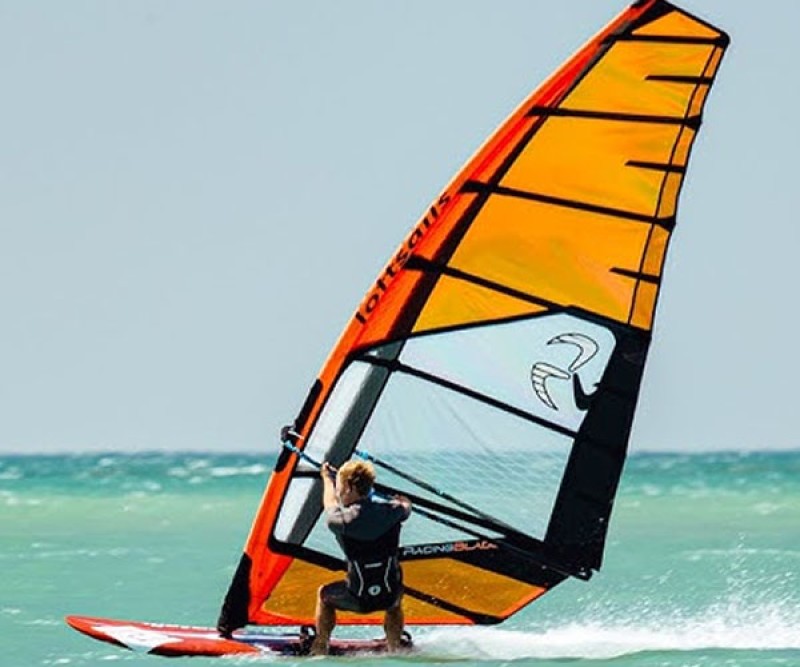 Loftsails Racingblade Segel Orange 024 sehr schnell