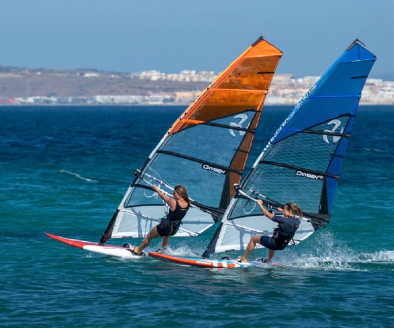 Loftsails Oxygen Freerace Orange beim heizen