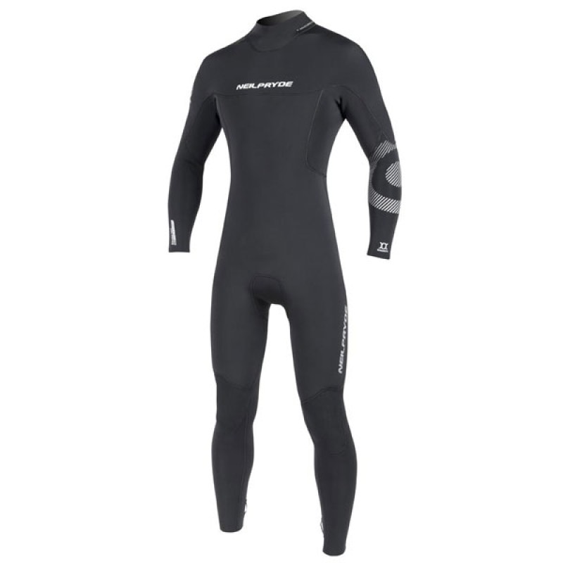 Neil Pryde Cortex Fullsuit 4.3 BZ Schwarz von vorne