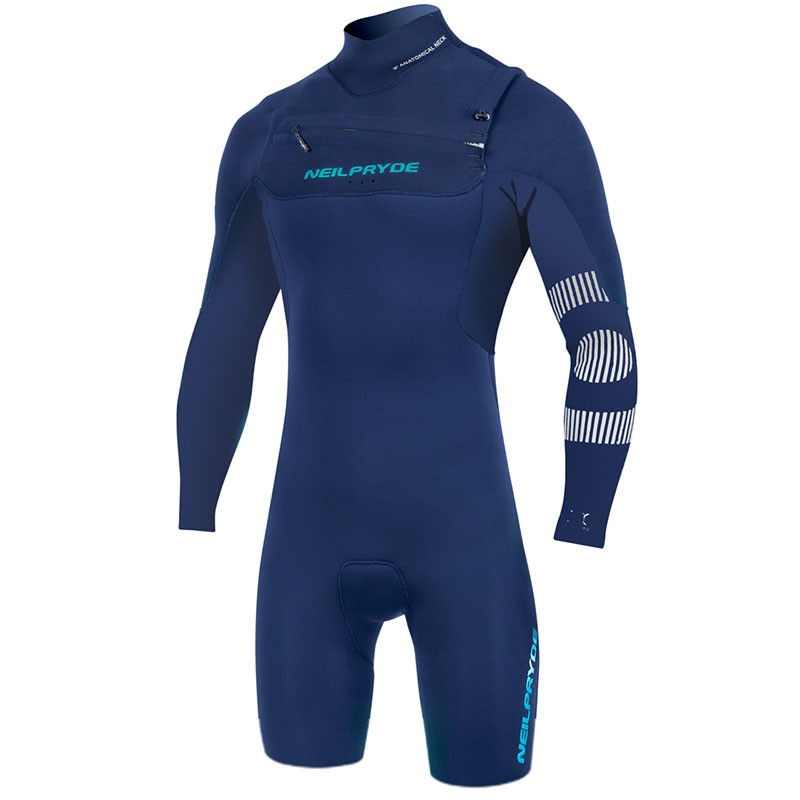 Neil Pryde Mission L.S Springsuit FZ Blau von vorne