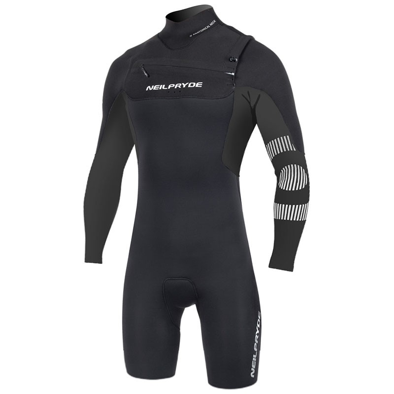 Neil Pryde Mission L.S Springsuit FZ Schwarz von vorne