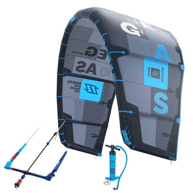 North Kiteboarding C Kite Vegas + Bar + Pumpe Pink