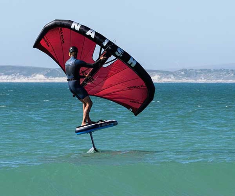 STX iFoil 5.10 Wingsurfboard Air Model 2022 beim Wingsurfen