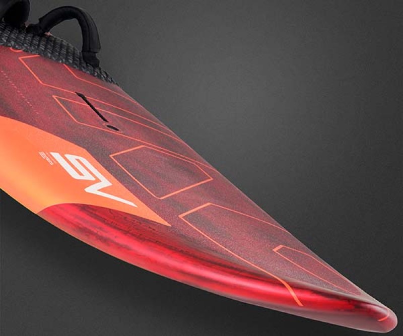 Seitenansicht Front Severne DYNO Freewave Windsurf Board 025