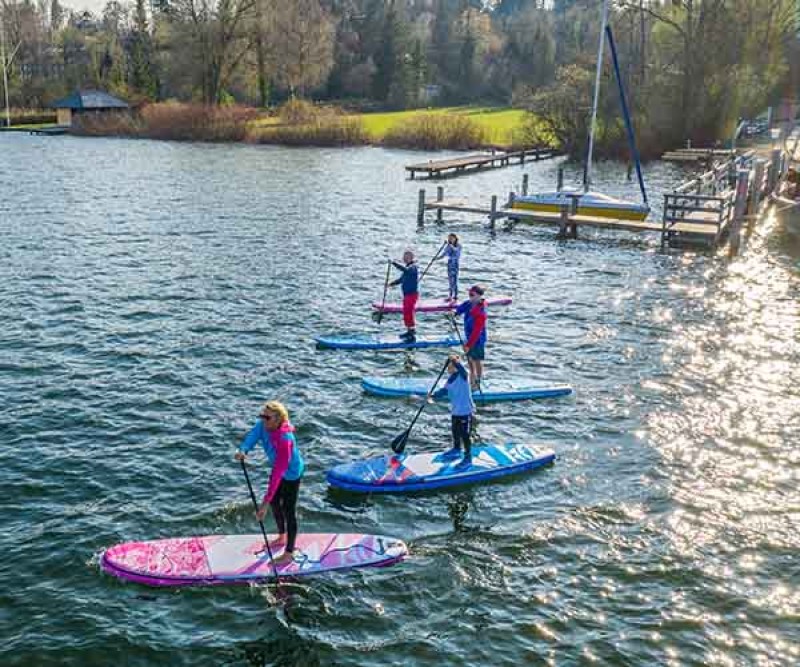 Starboard iGO Air Sup Deluxe SC 10.4 2020 beim Paddeln