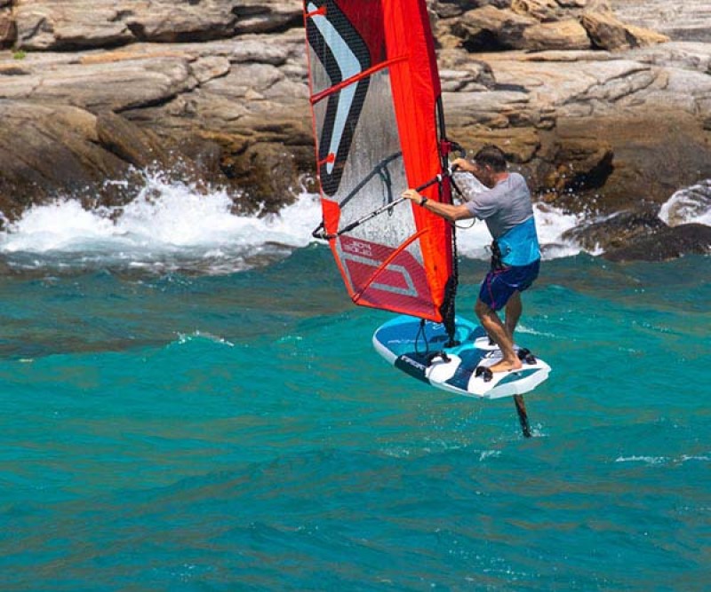 Starboard Foil X Wing 125 Starlite Carbon 2022 beim Windfoilen