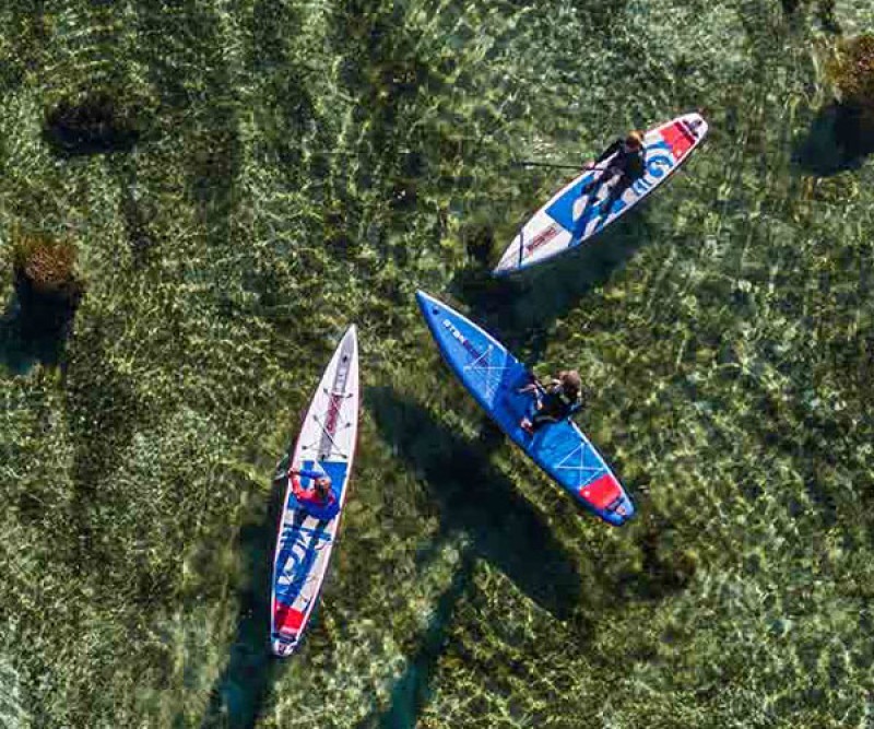 Starboard Deluxe DC 14.0 Touring Sup Spaß am Fluss