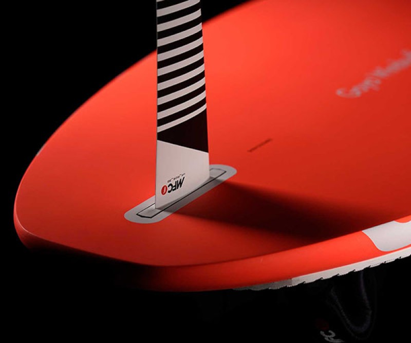 Goya Volar Freeride Single Windsurf Board Heck mit Finne